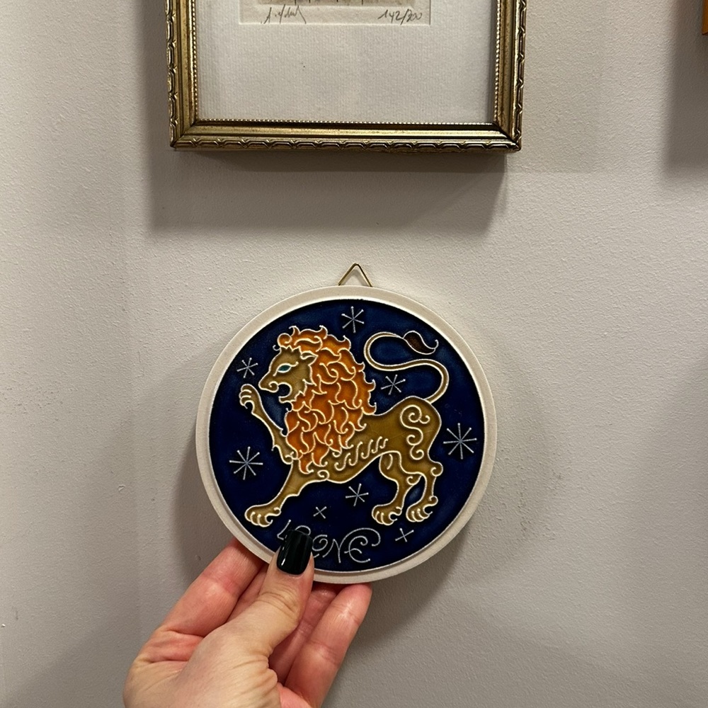 Leone Leo zodiac italian wall art